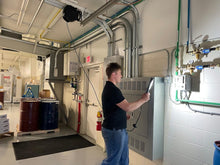 Load image into Gallery viewer, Alert ProReel 8150MM Retractable Cord Reel w/LED Work Light | 50' - 16/3 SJTOW Task Light Cord | 14W LED Shop Light Provides 1500 Lumens | Grounded Outlet with On/Off Handle Switch