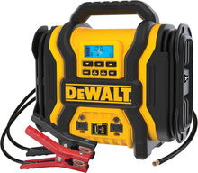 Load image into Gallery viewer, DEWALT DXAEPS14-Type2 2000 Peak Battery Amp 12V Automotive Battery Booster Jump Starter/Power Station with 500 Watt AC Power Inverter, 120 PSI Digital Compressor, and 15W USBa Ports, 25W USBc Port
