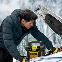 Load image into Gallery viewer, DEWALT DXAEJ14-Type3 Digital Portable Power Station Jump Starter - 1600 Peak Amps with 120 PSI Compressor, AC Charging Cube, 15W USB-A and 25W USB-C Power for Electronic Devices