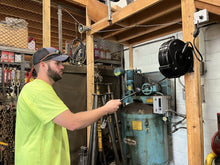 Load image into Gallery viewer, Alert ProReel Professional Grade ProReel 8645TFI Heavy Duty Retractable Extension Cord Reel | 45 Foot 12/3 SJTOW 20 Amp Single Tap Industrial Cord | Clear 5-15R/20R Receptacle with Power On Indicator