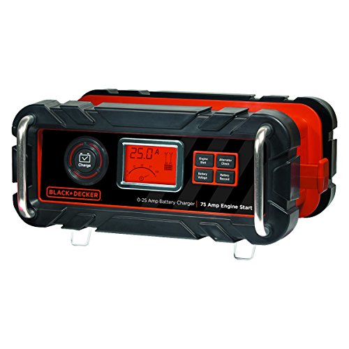 BLACK+DECKER 15 Amp Bench Battery Charger with 40 Amp Engine Start and  Alternator Check (BC15BD) 