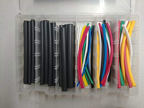 Heat Shrink Tubing Assortment - Single and Adhesive Lined Dual Wall kit - MCA supply