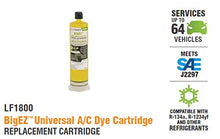 Load image into Gallery viewer, Tracer Products (1) 8-oz (237 ml) Universal BigEZ A/C dye Cartridge,Clamshell - MCA supply