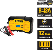 Load image into Gallery viewer, DeWalt DXAEC10 Professional 10 Amp Battery Charger, Battery Maintainer, Battery Trickle Charger
